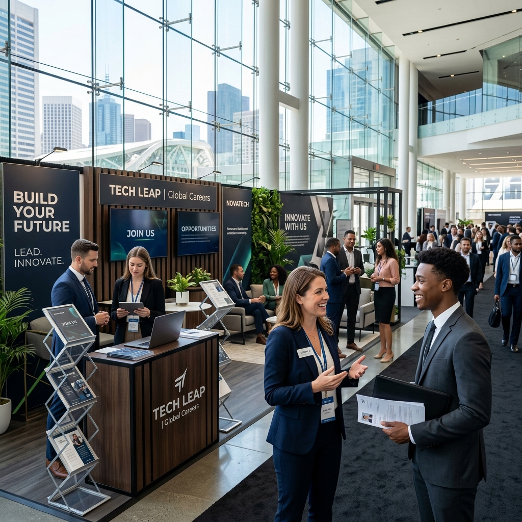 프리미엄 채용 박람회 현장 이미지